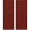 Ekena Millwork Americraft 6-Board Wood 2 Equal Panel Frmd Board-n-Batten Shutters w/Dbl Z-Bar, ARW102BF621X77MRH, PR ARW102BF621X77MRH - alternate 1
